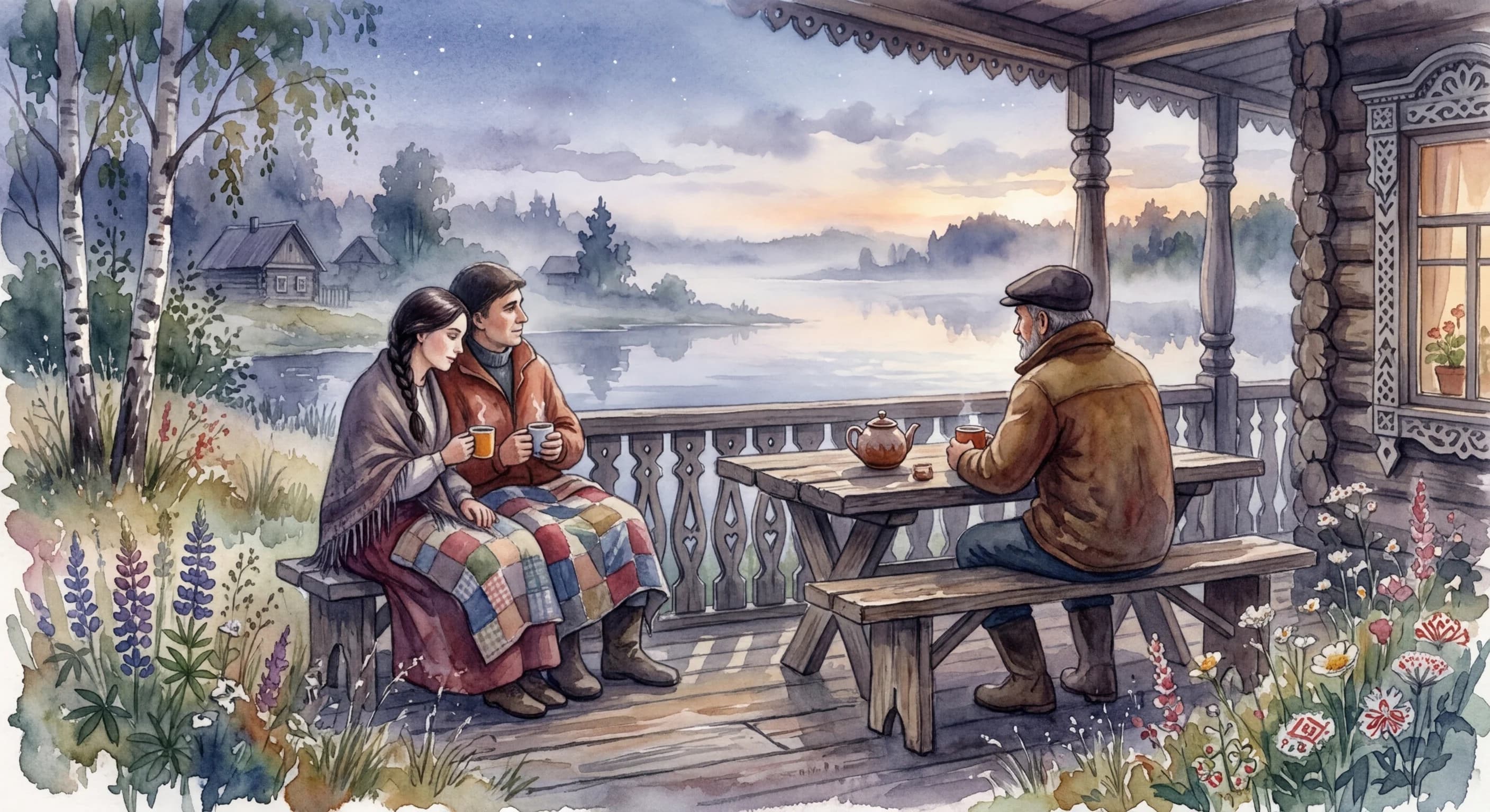 Artistic representation of druzhba