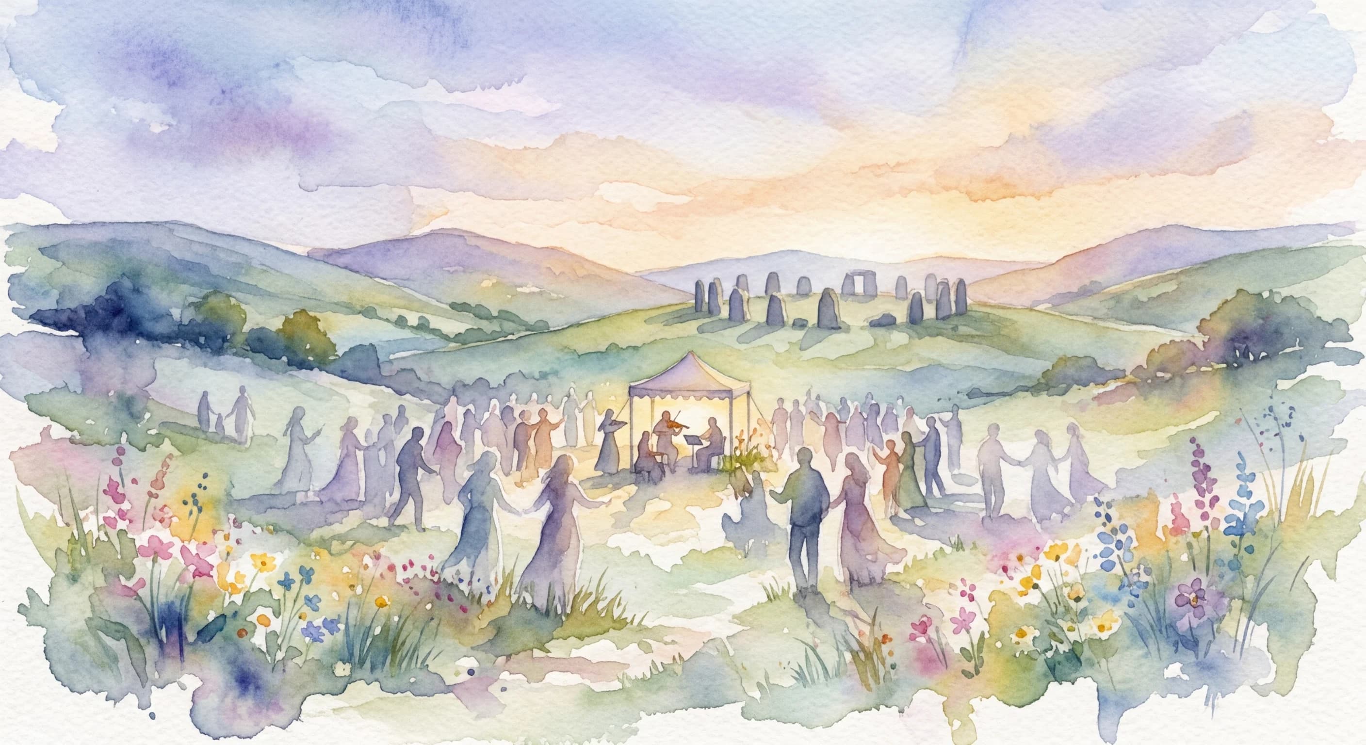 Artistic representation of Eisteddfod