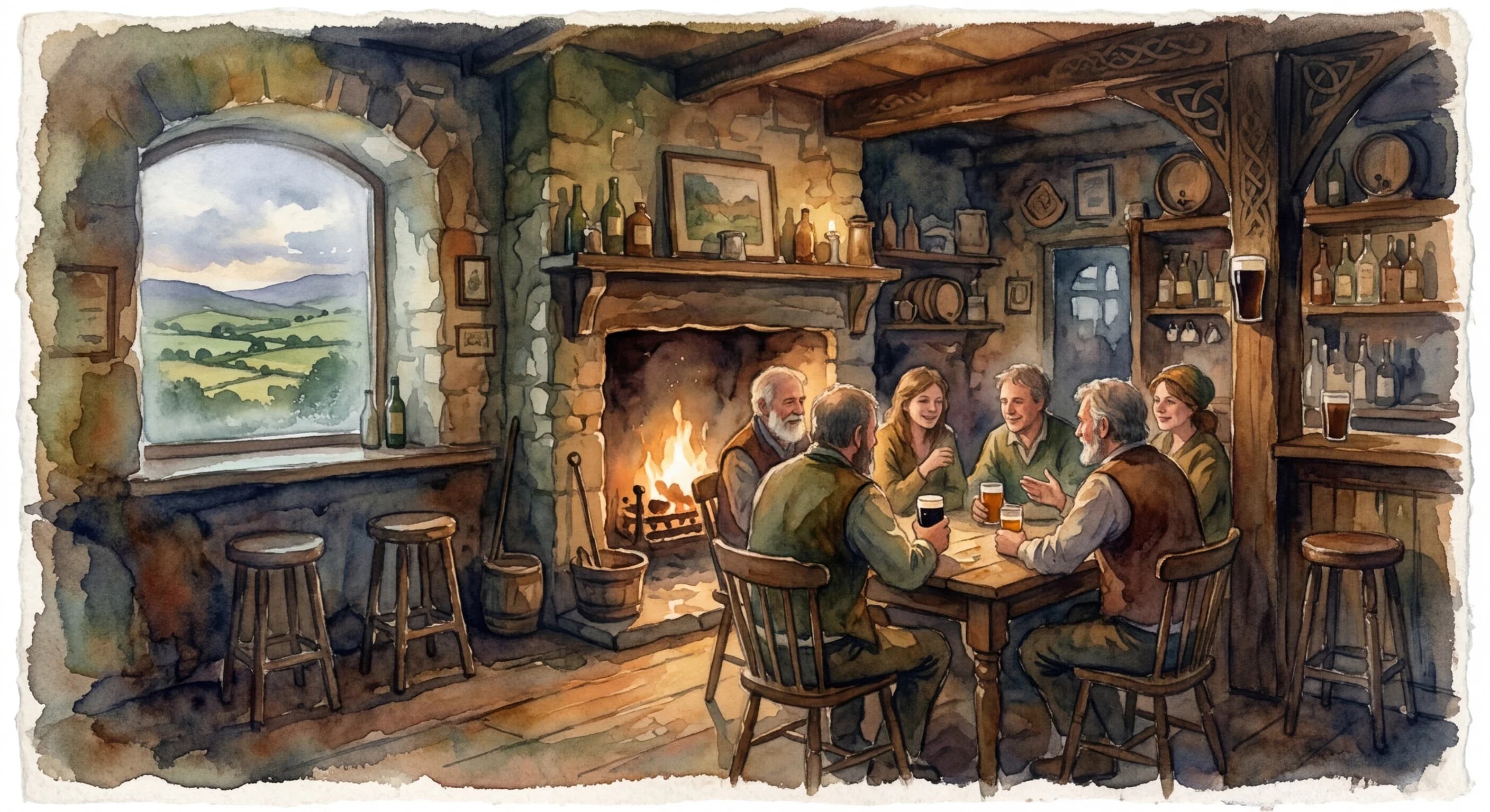 Artistic representation of Craic
