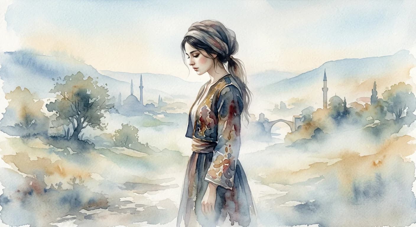 Artistic representation of sevdah