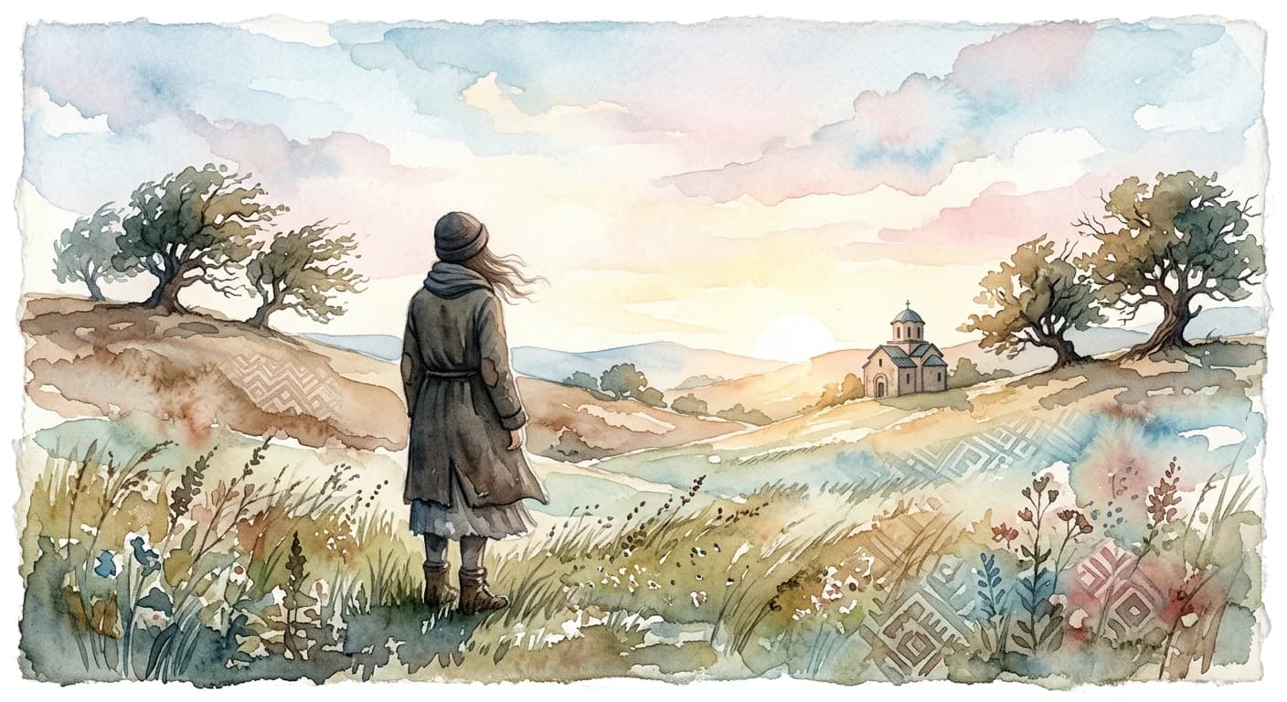 Artistic representation of čojstvo