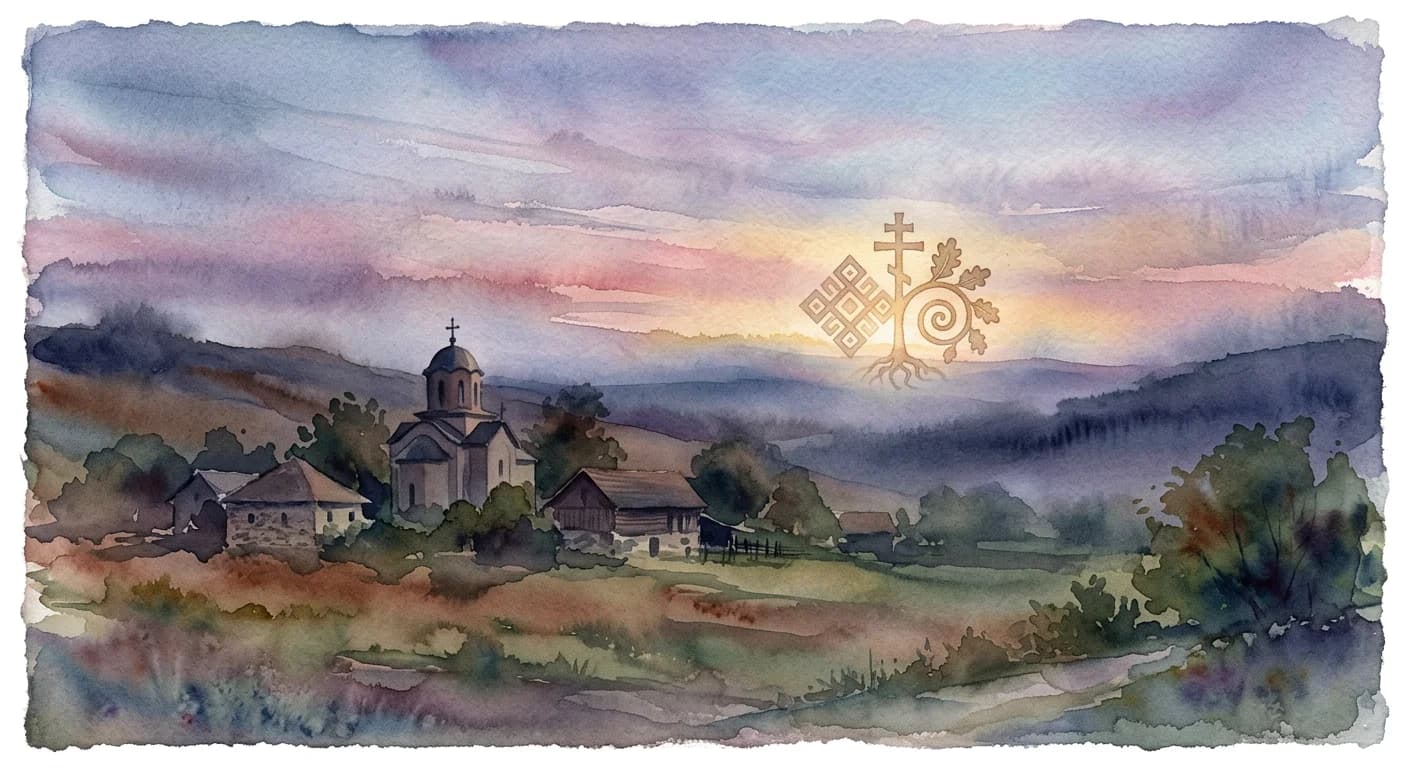 Artistic representation of zavet
