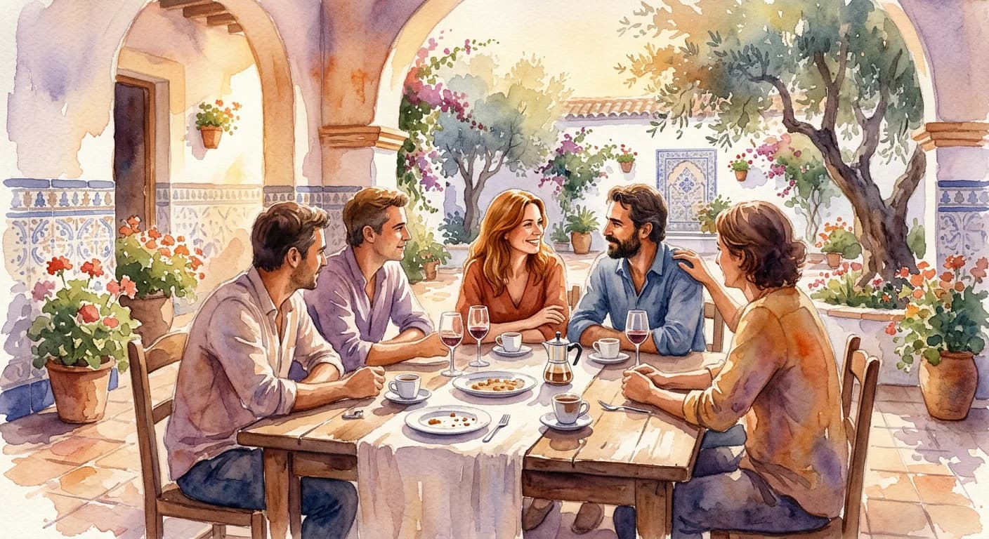 Artistic representation of Sobremesa