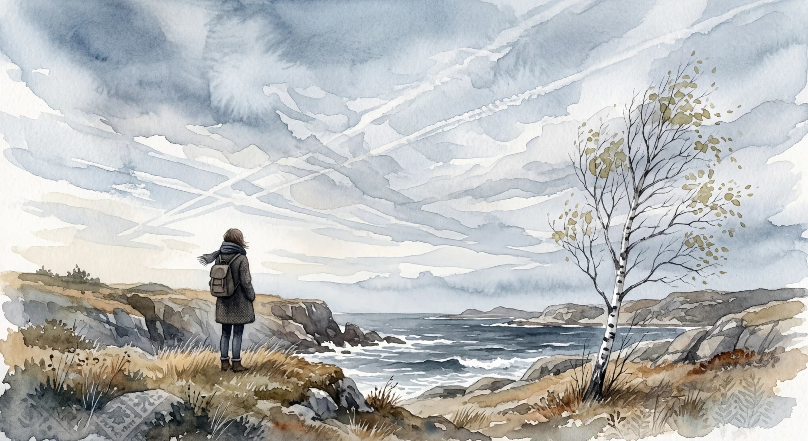Artistic representation of Flygskam