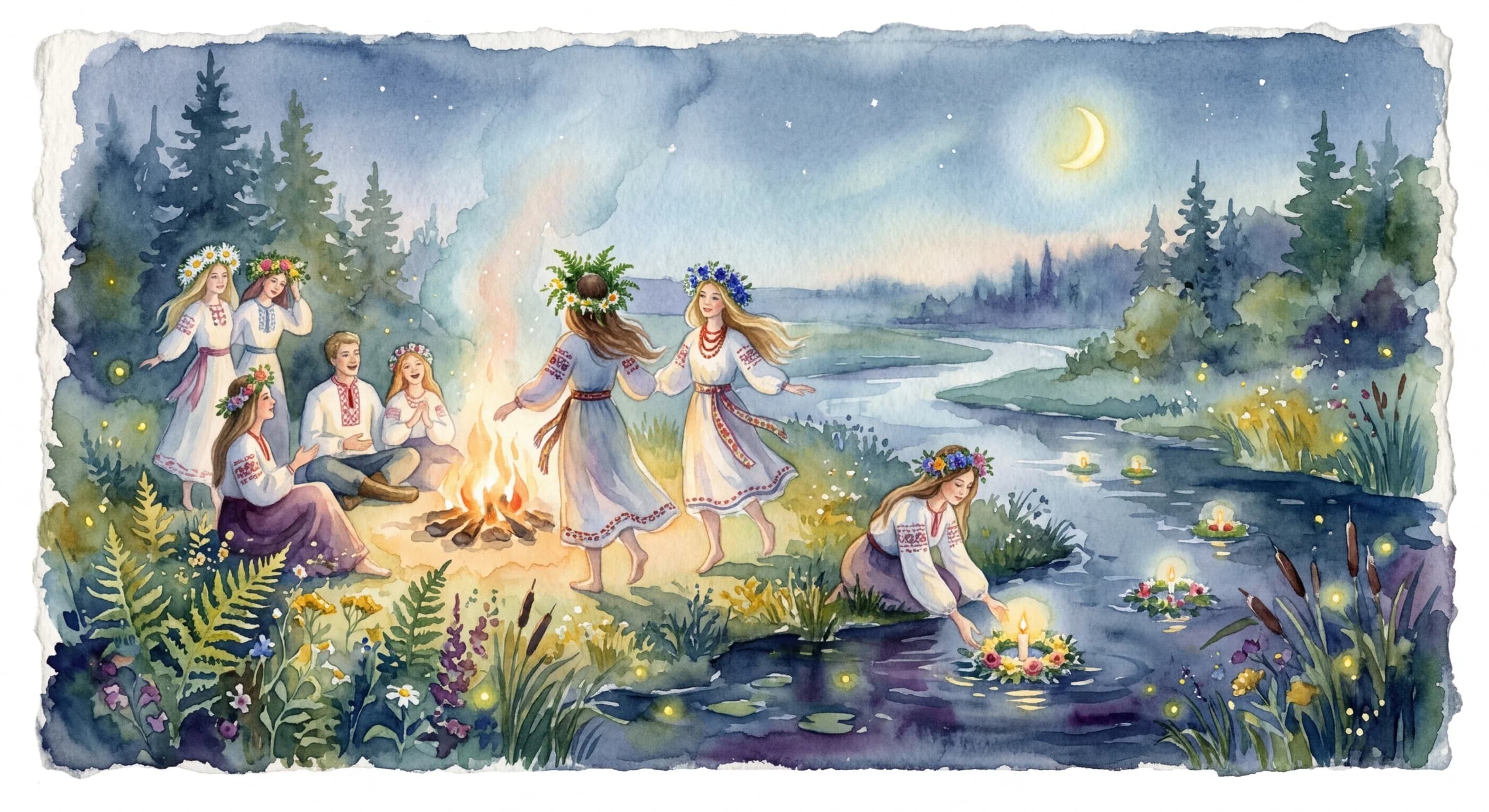 Artistic representation of Kupala