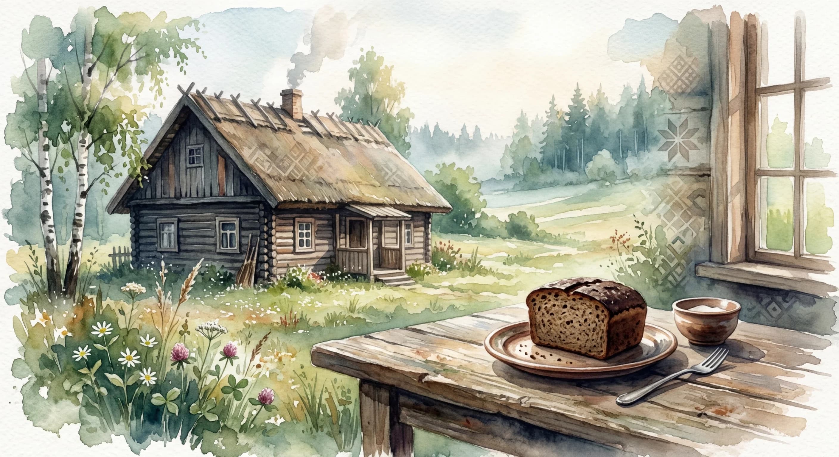 Artistic representation of rupjmaize