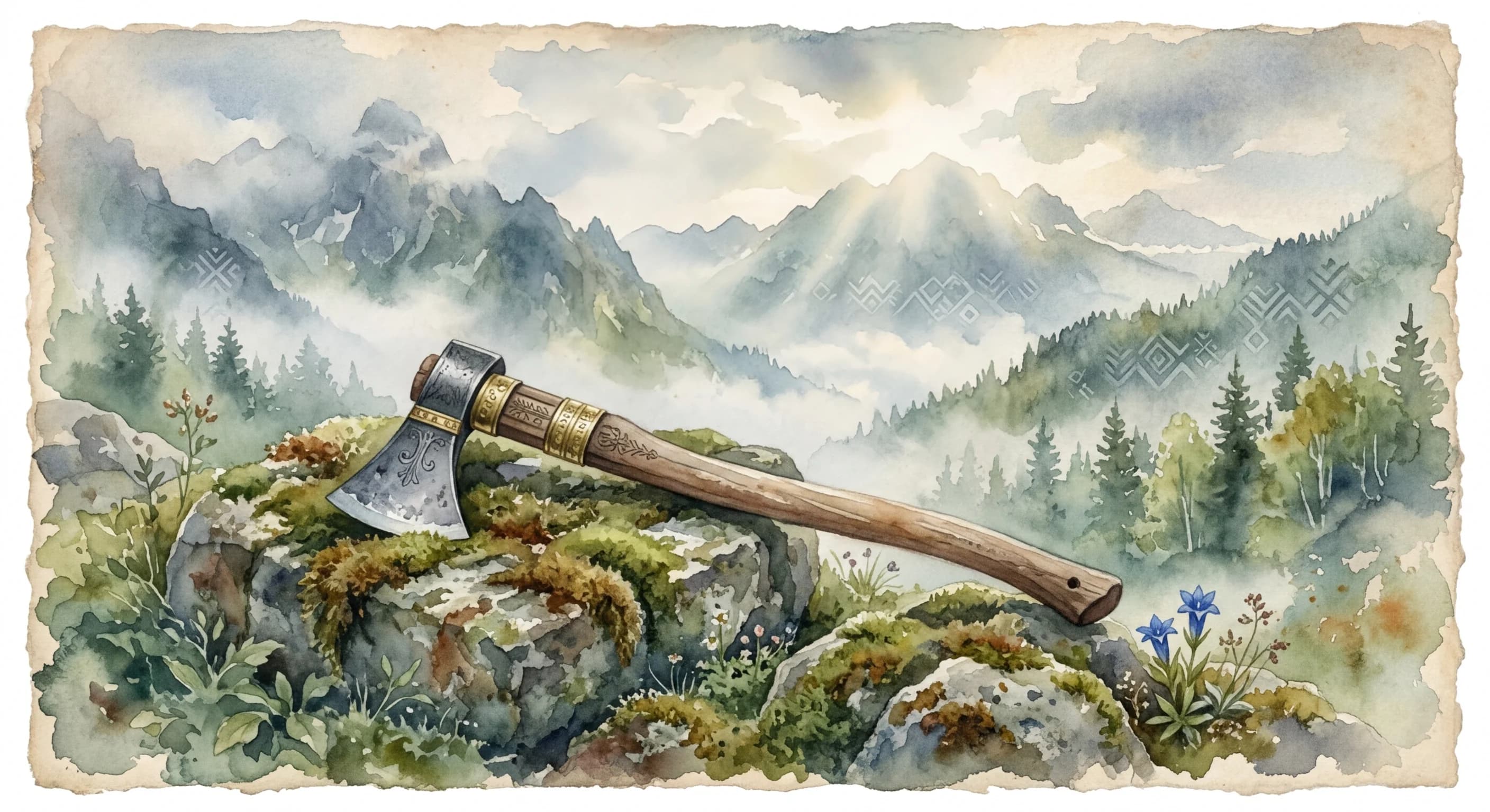 Artistic representation of Valaška