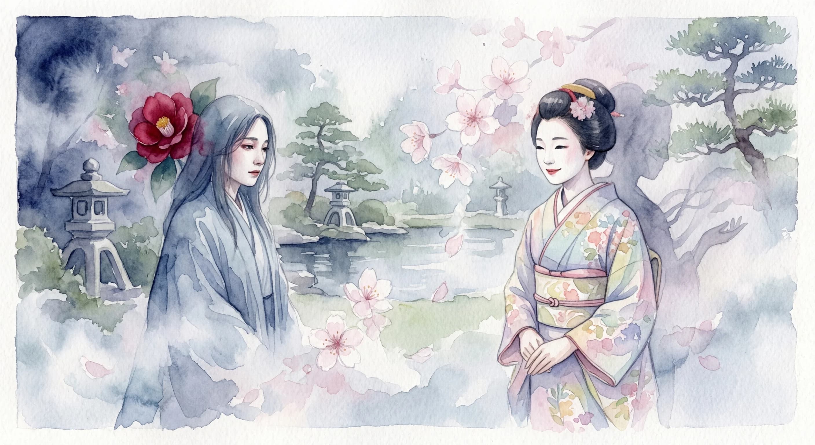 Artistic representation of Honne to tatemae