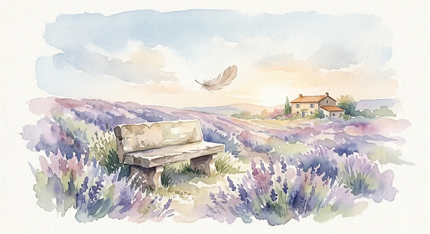 Artistic representation of nostalgie