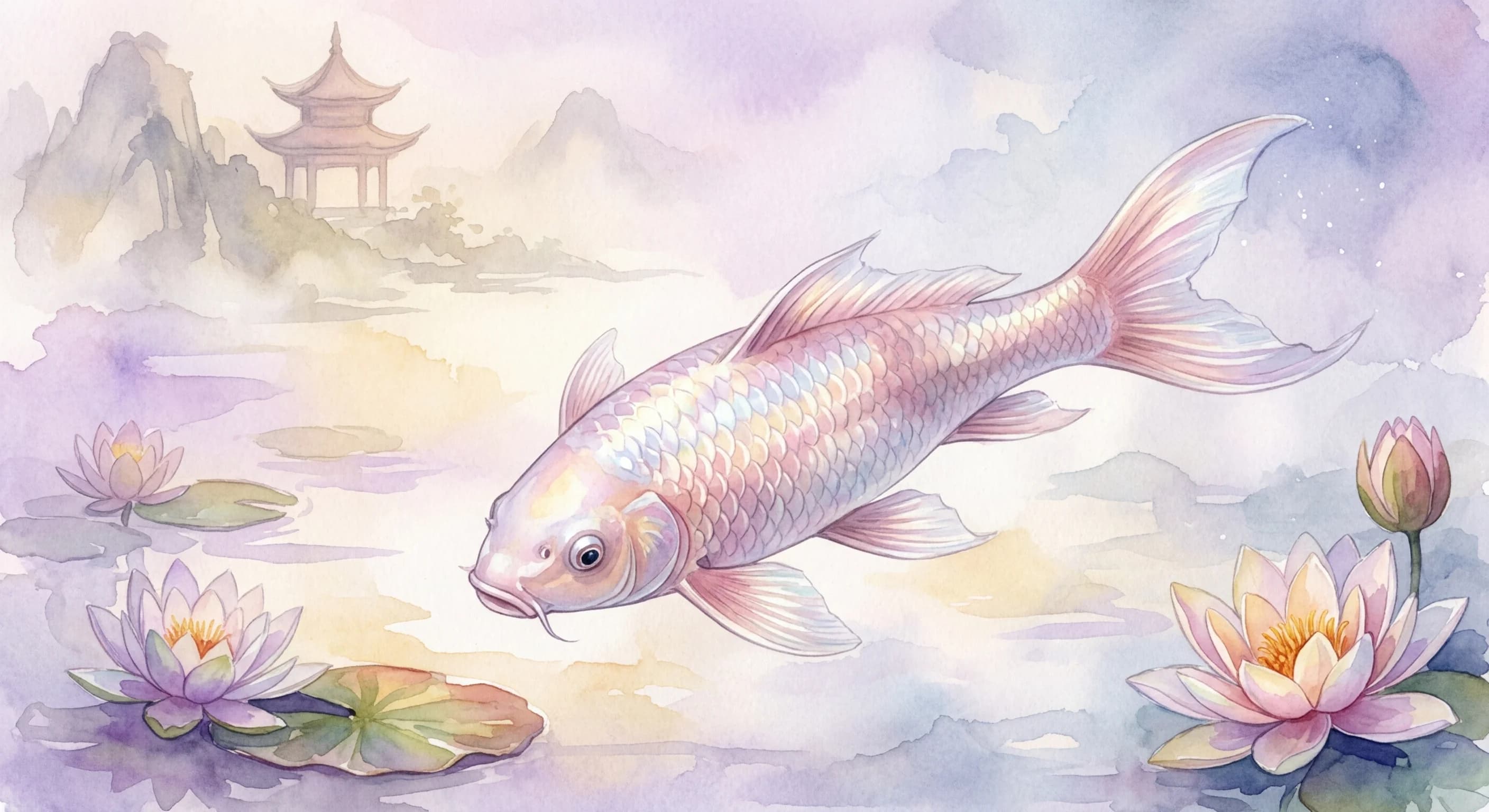 Artistic representation of 锦鲤 (jǐnlǐ)