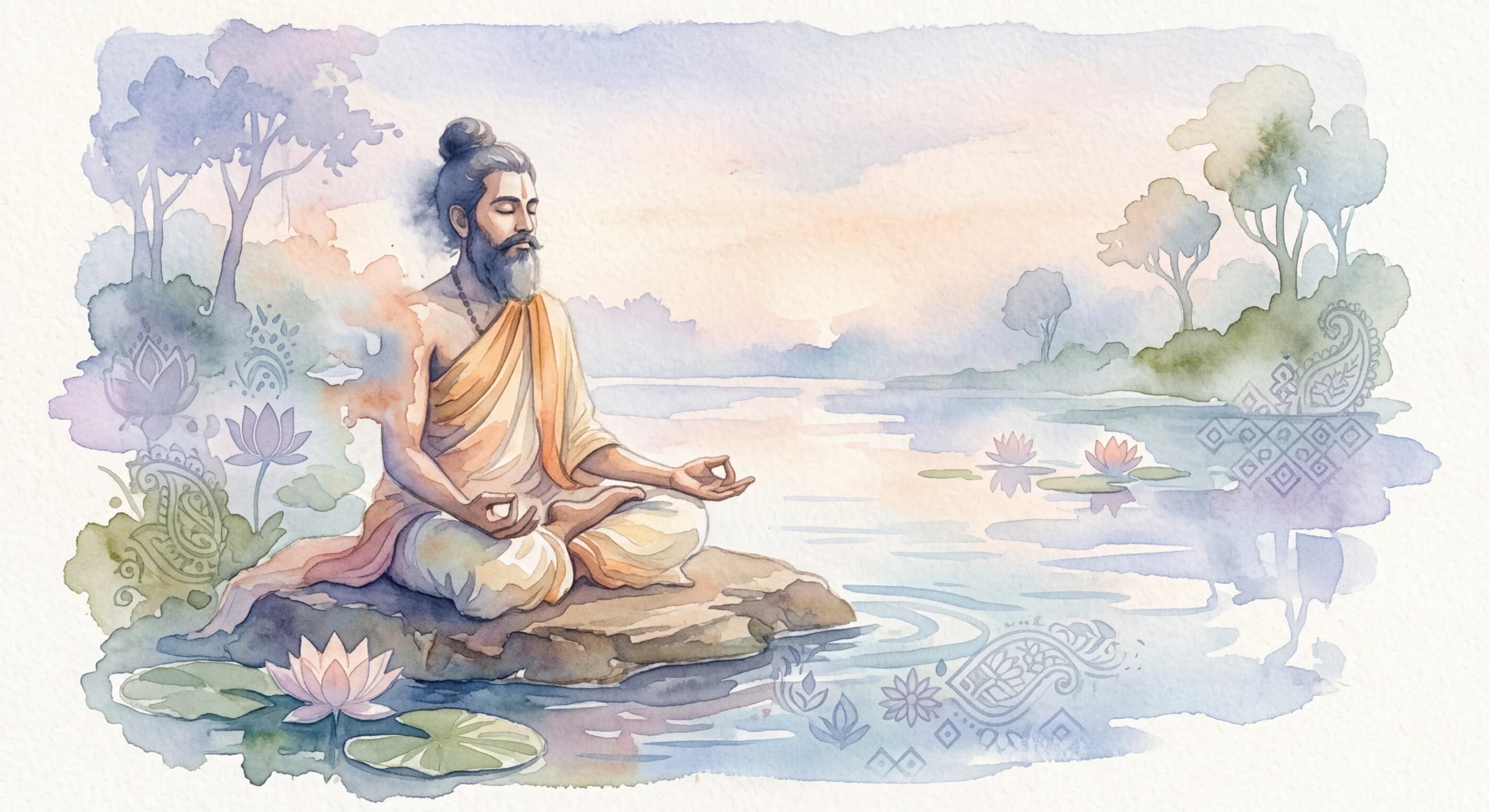Artistic representation of Abhyasa