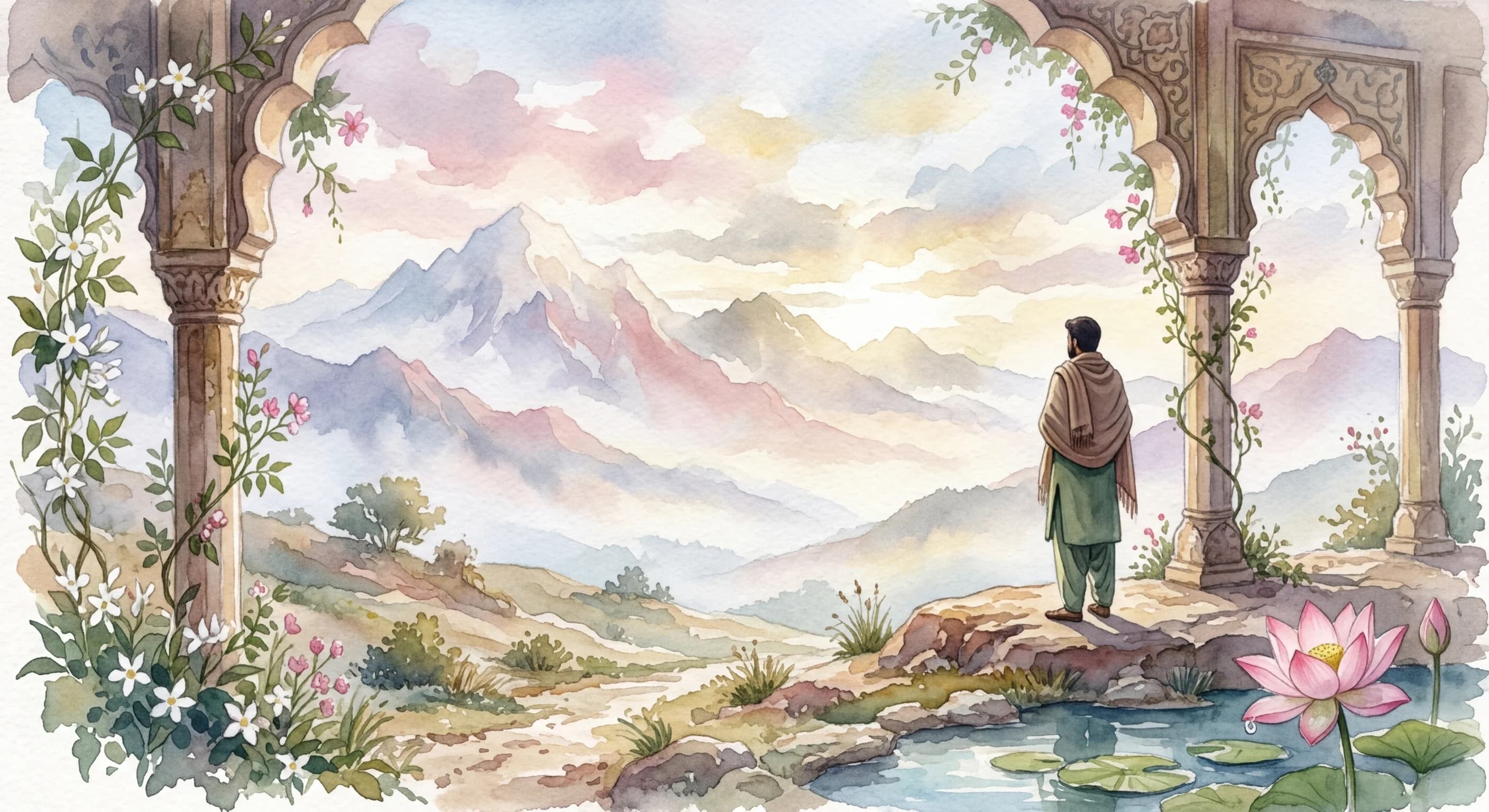 Artistic representation of Tawakkul