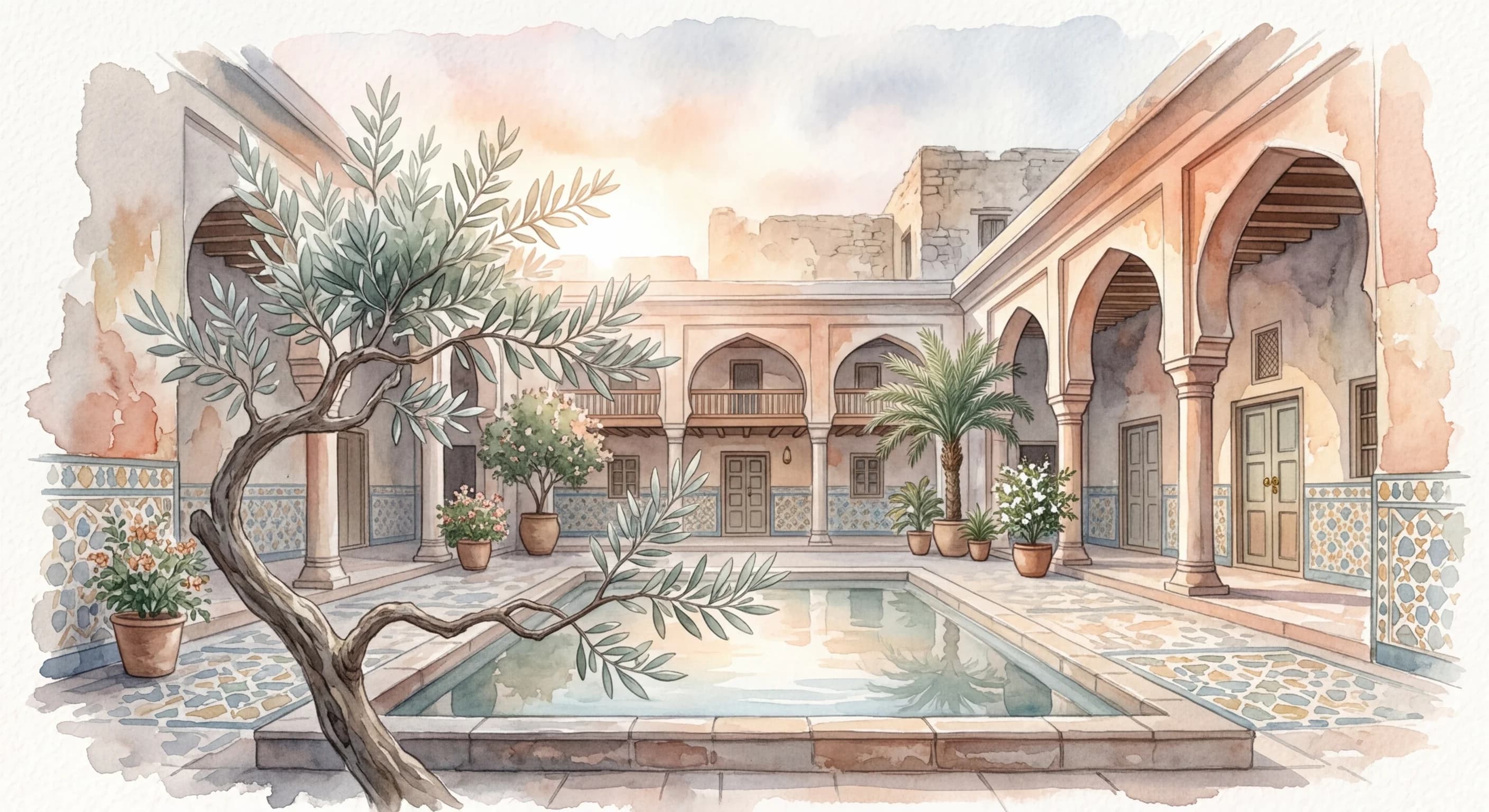 Artistic representation of Adab