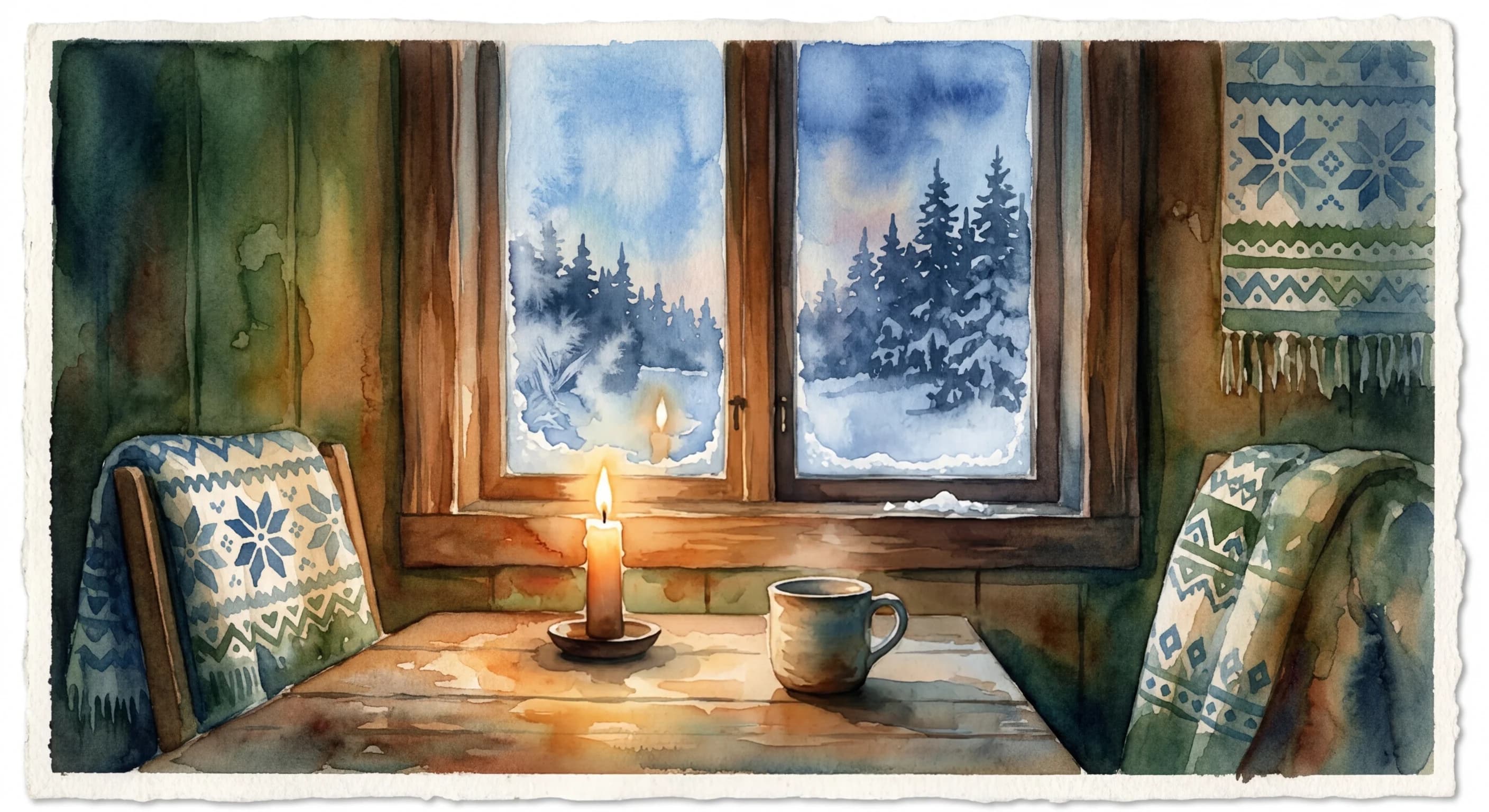 Artistic representation of Julestemning