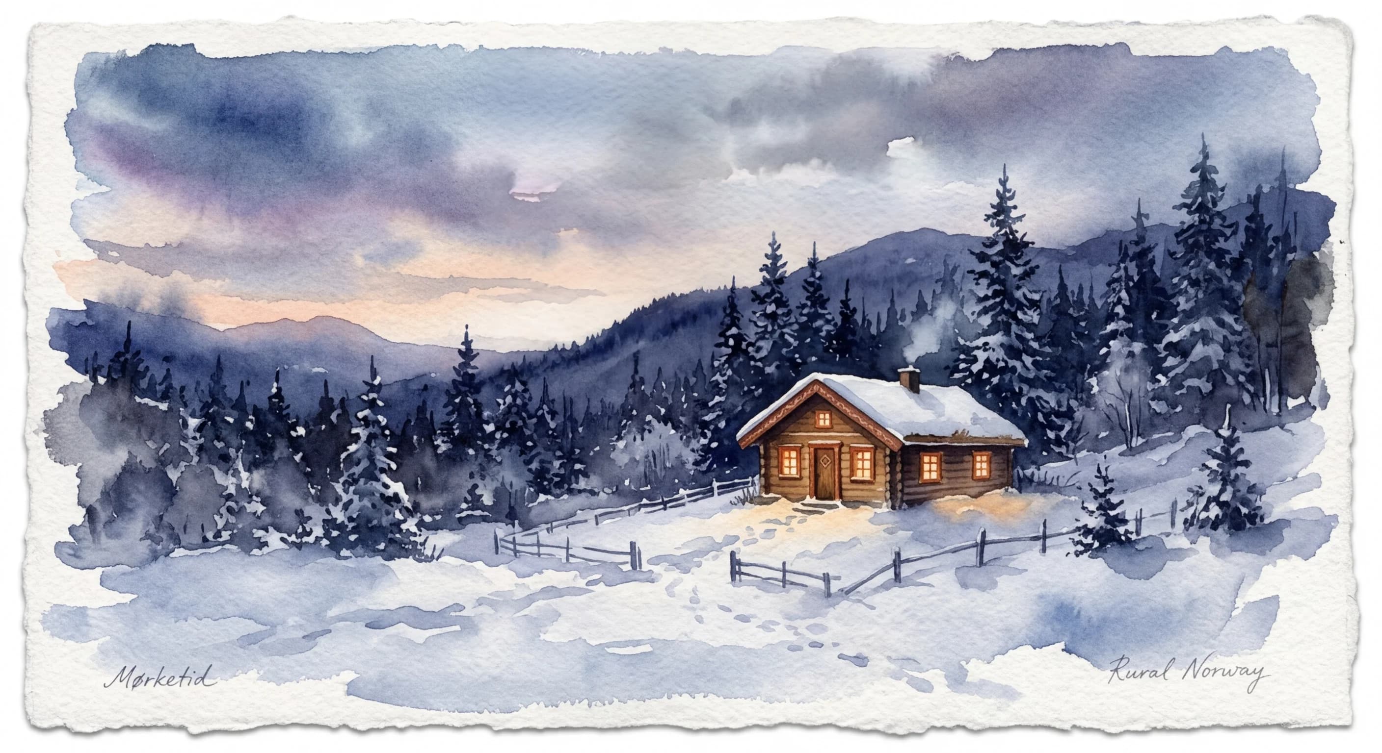 Artistic representation of Mørketid