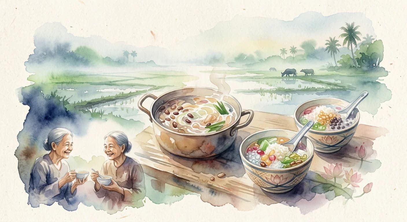 Artistic representation of Chè