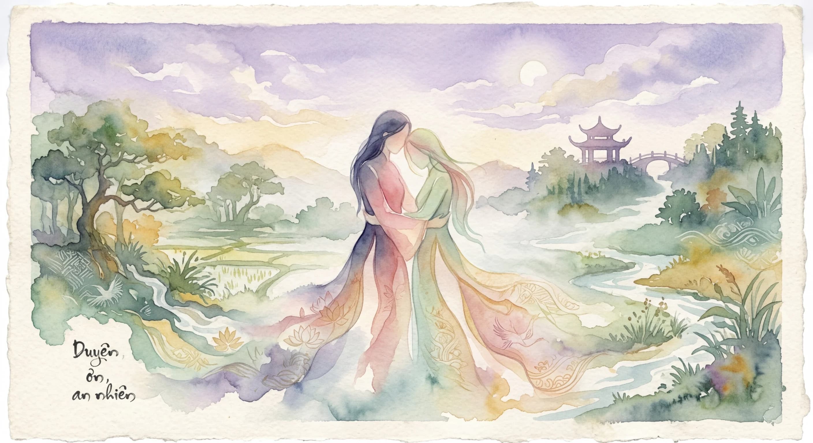 Artistic representation of Duyên