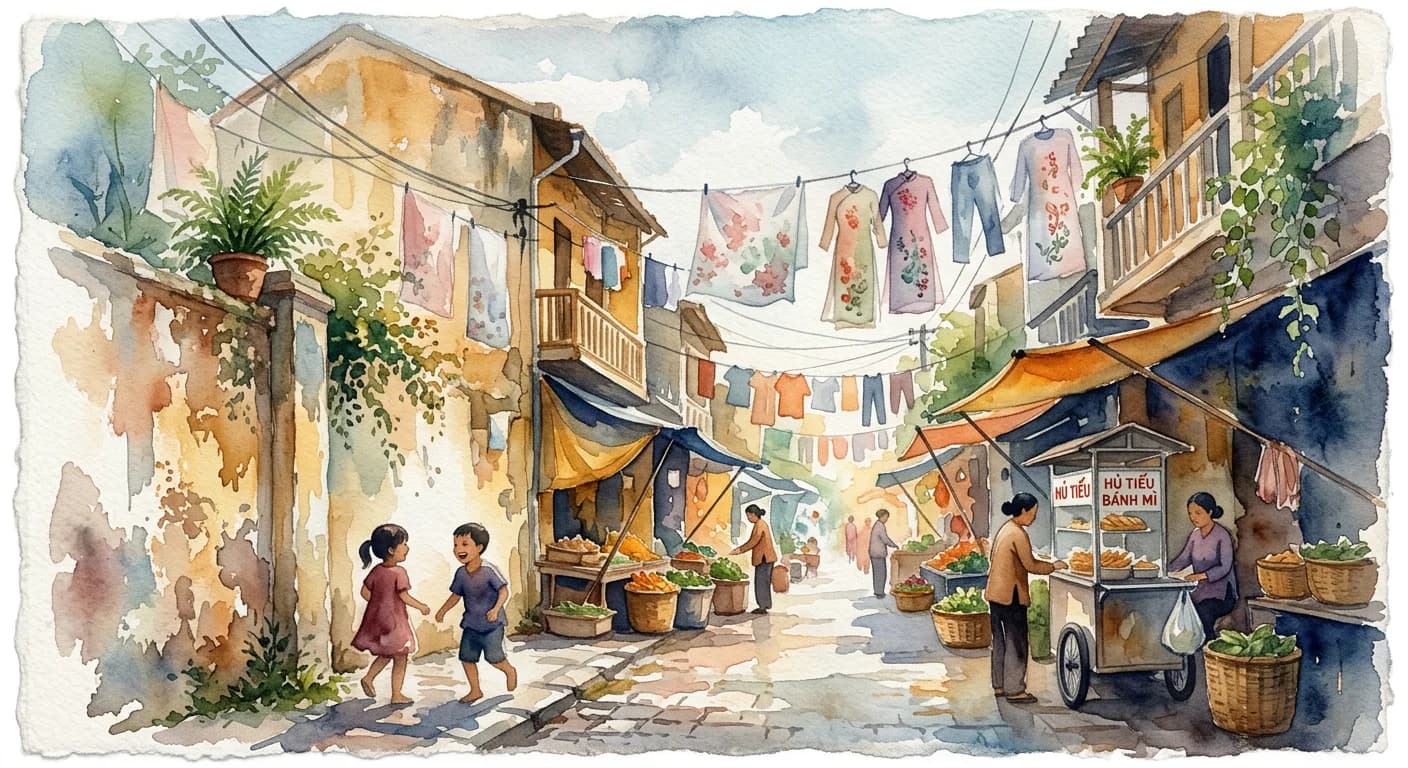 Artistic representation of Hẻm