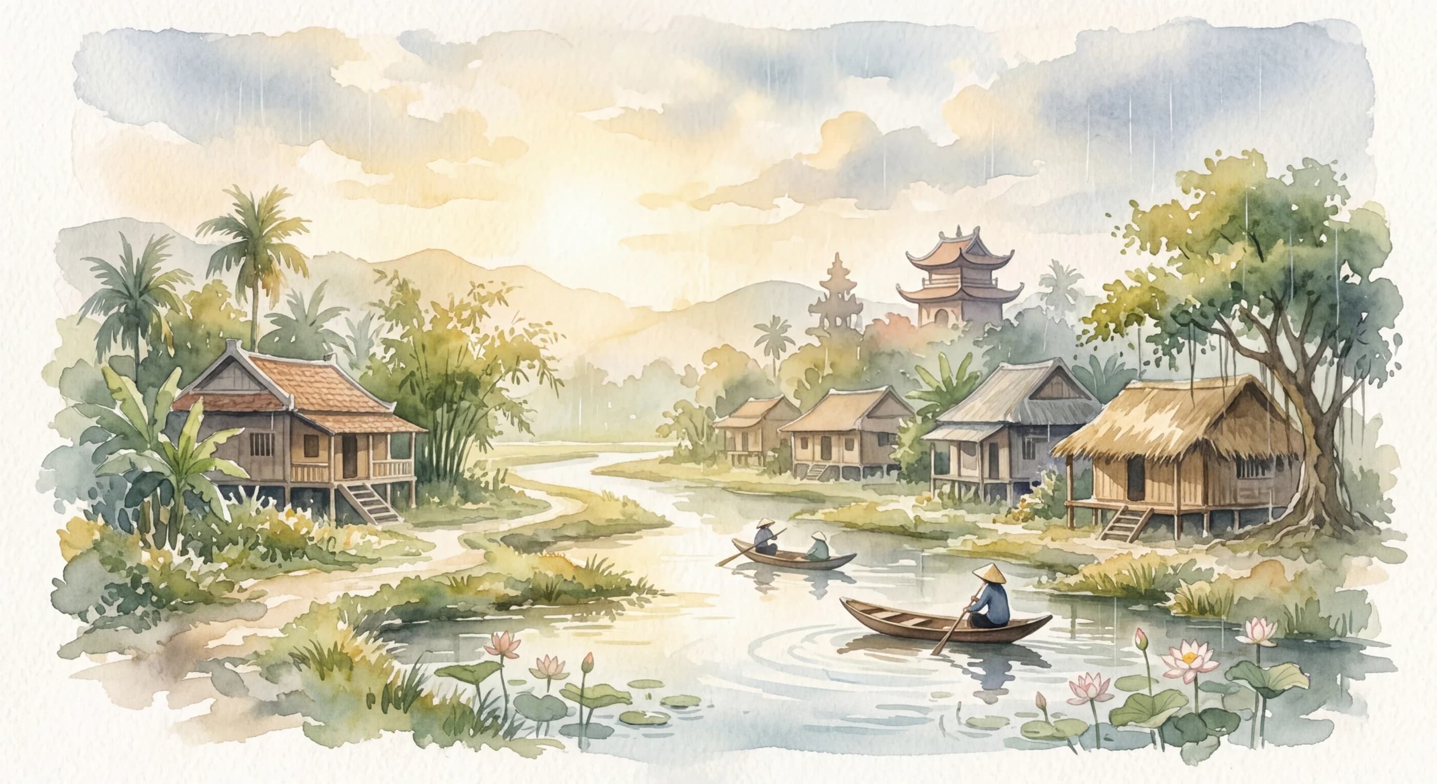 Artistic representation of Nắng mưa