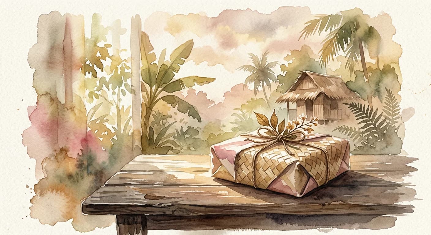 Artistic representation of Pasalubong