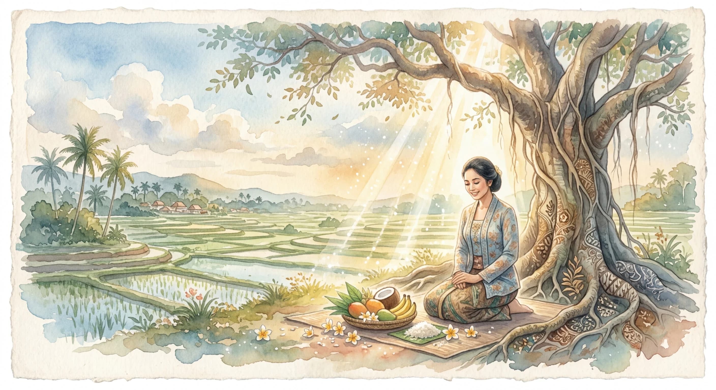 Artistic representation of Ketiban rezeki