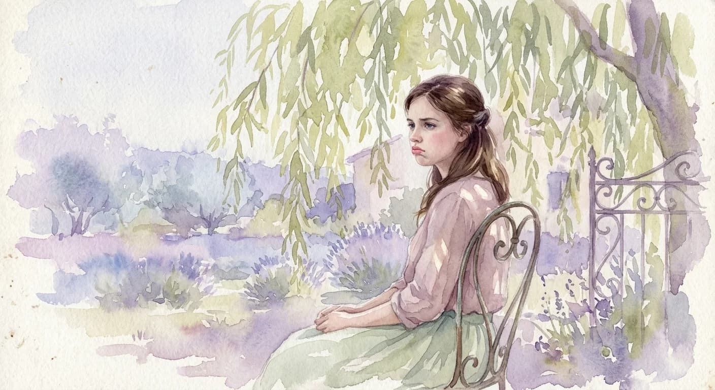 Artistic representation of faire la tête