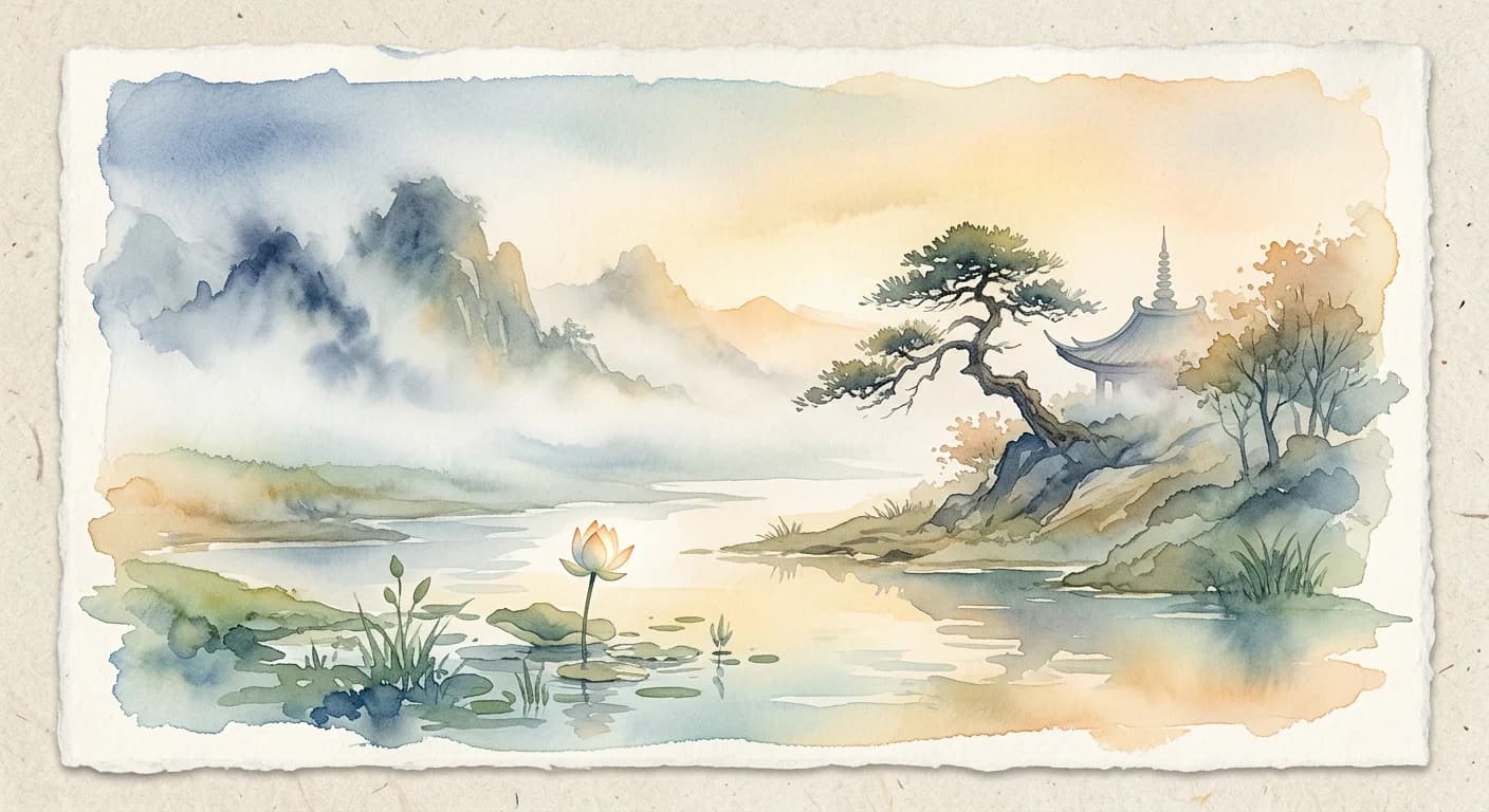 Artistic representation of bodhicitta
