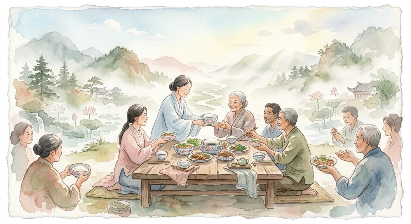 Artistic representation of nyam
