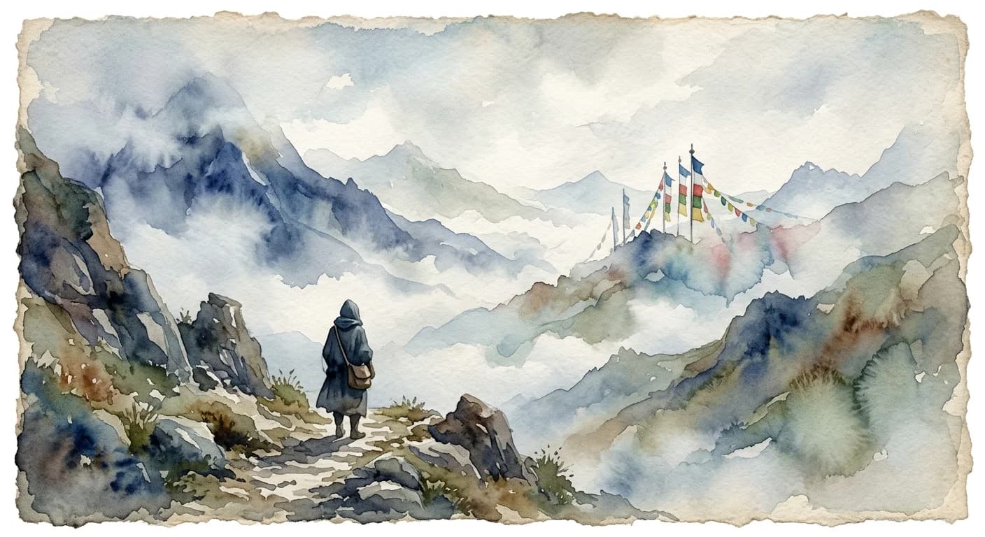Artistic representation of drö-ma