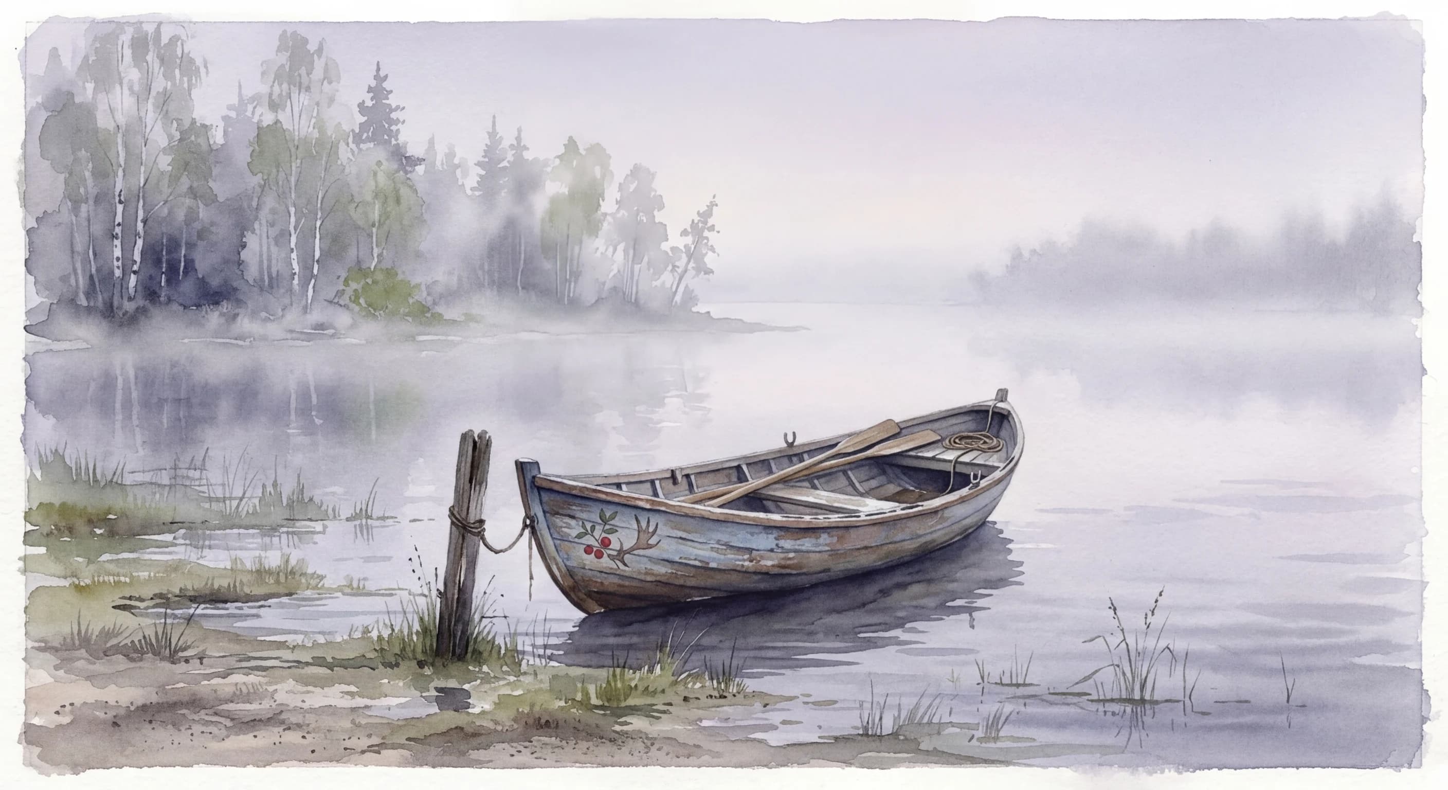 Artistic representation of rannalle jäänyt