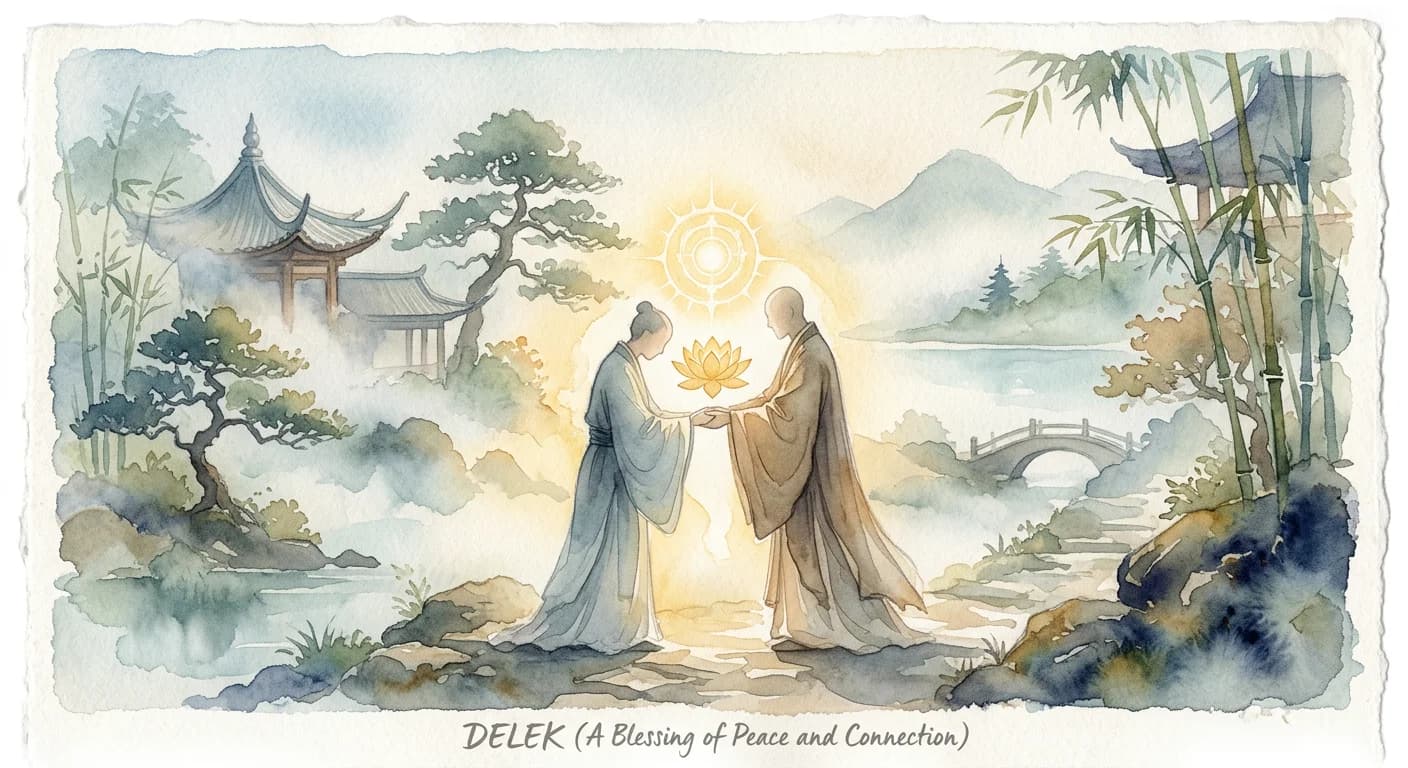 Artistic representation of delek