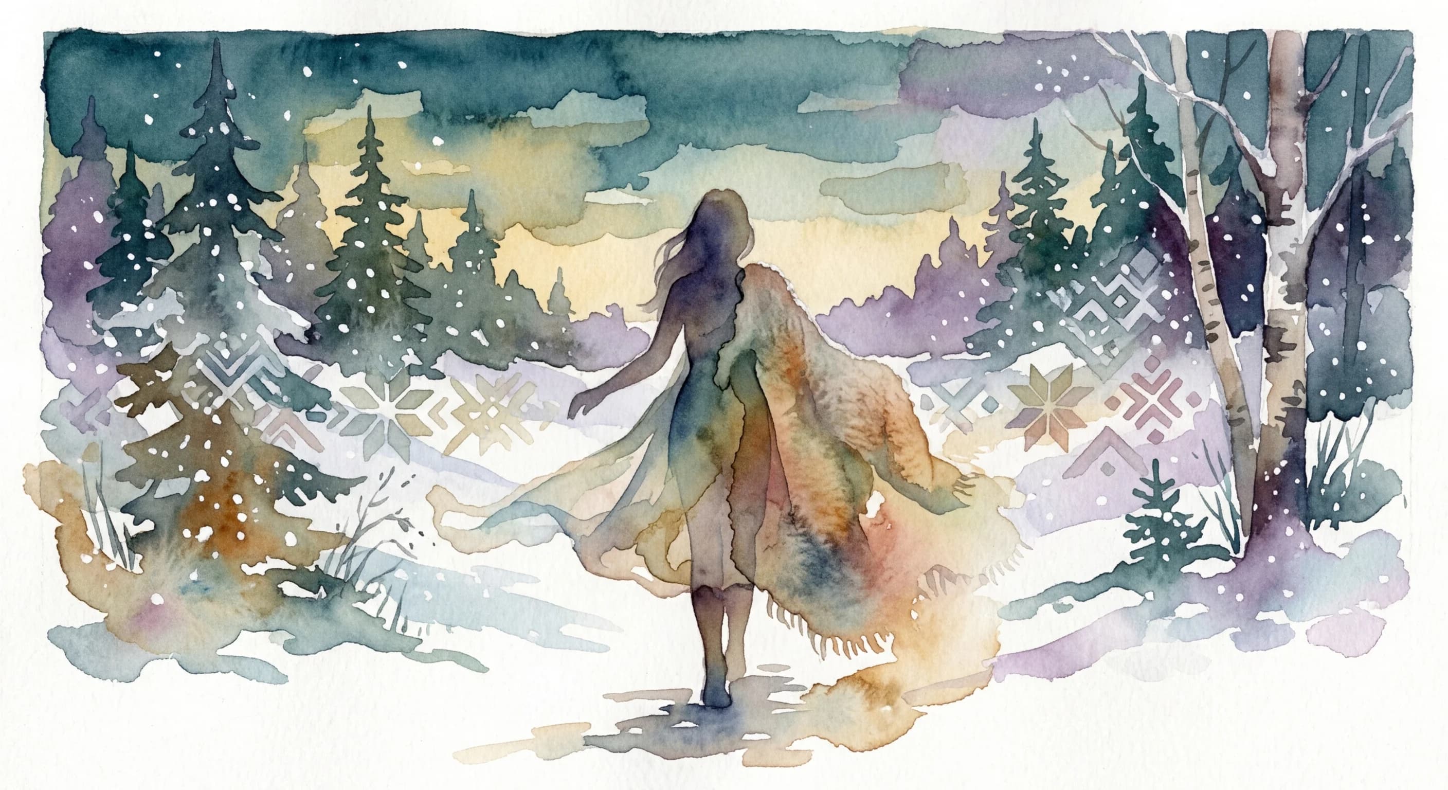 Artistic representation of talviturkki
