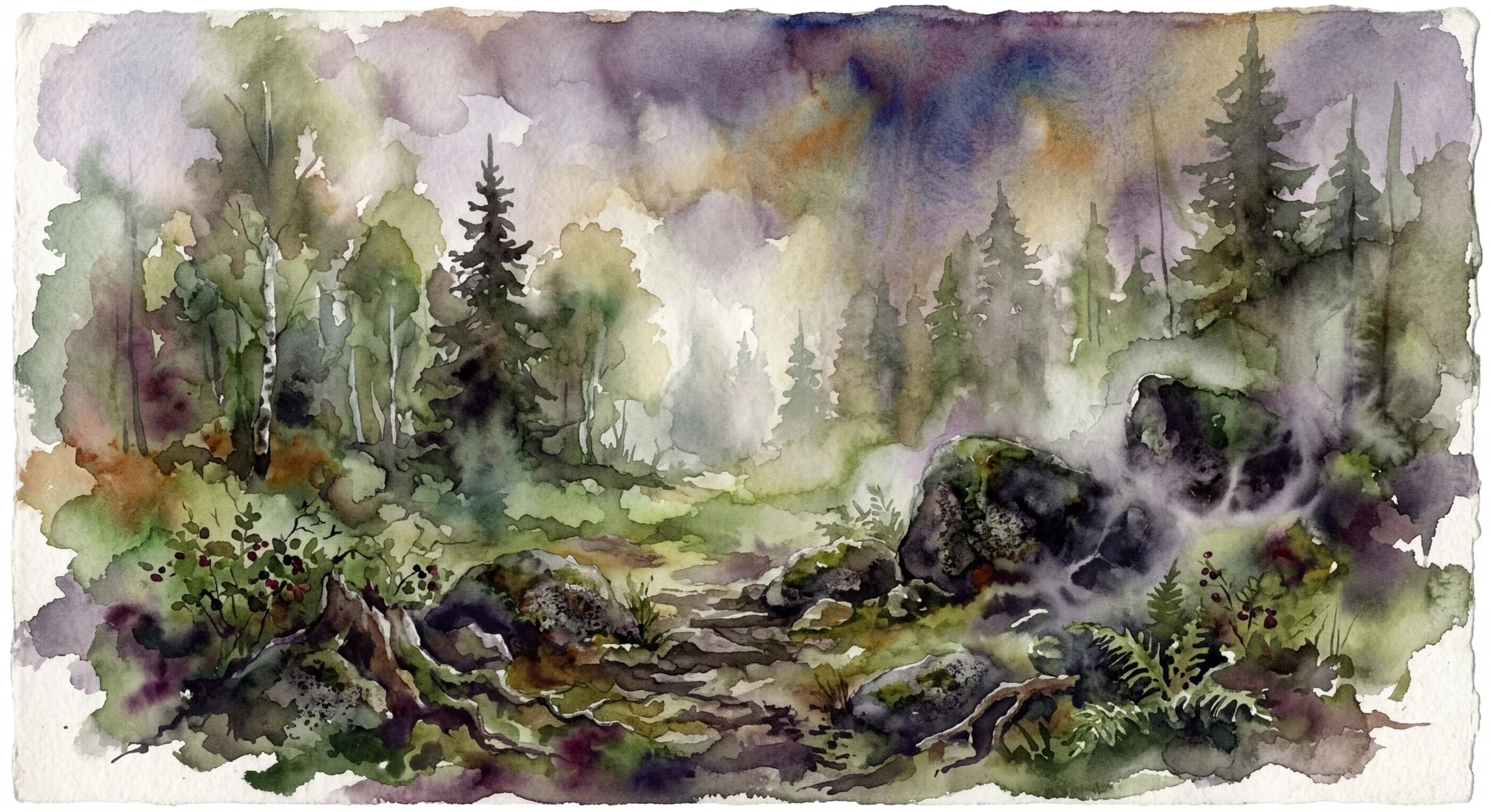 Artistic representation of metsäperkele