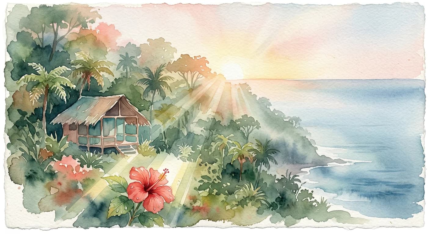 Artistic representation of Pura vida