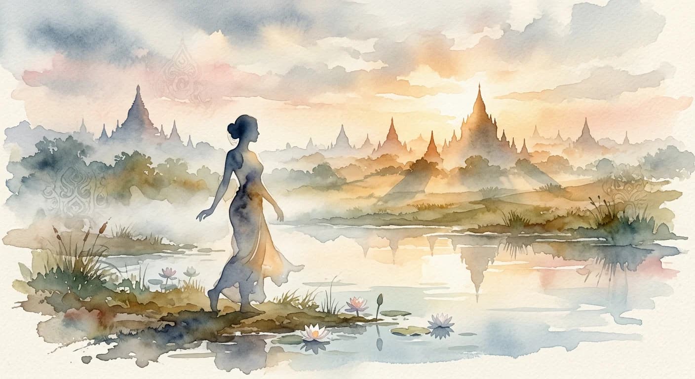 Artistic representation of Sa-ya-ma