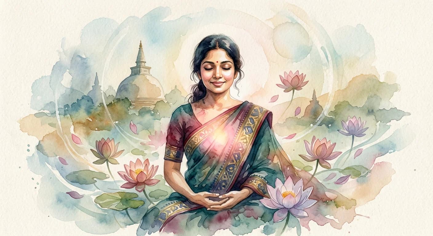 Artistic representation of Metta