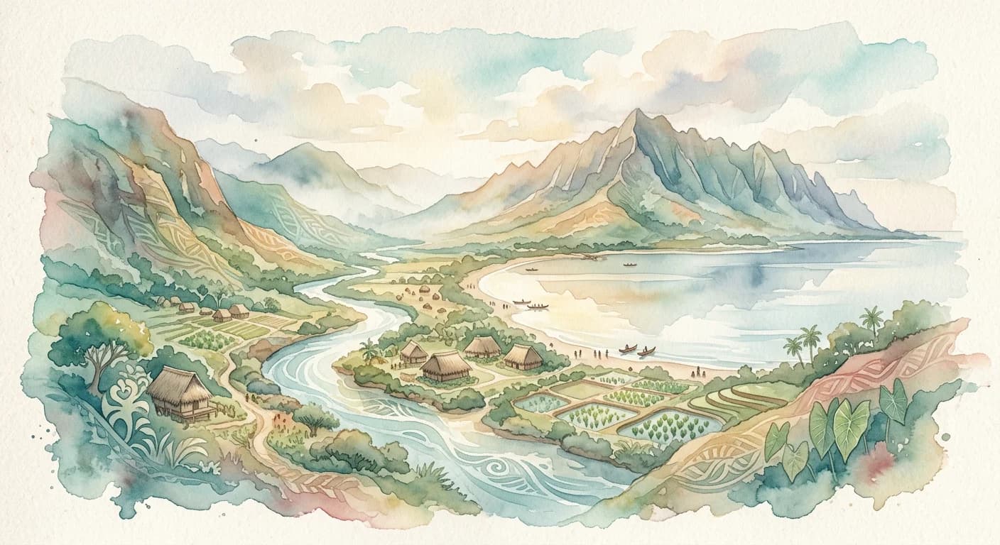Artistic representation of Kuleana