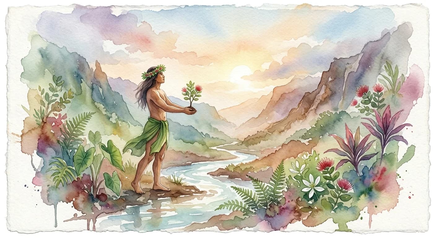 Artistic representation of Kama'aina