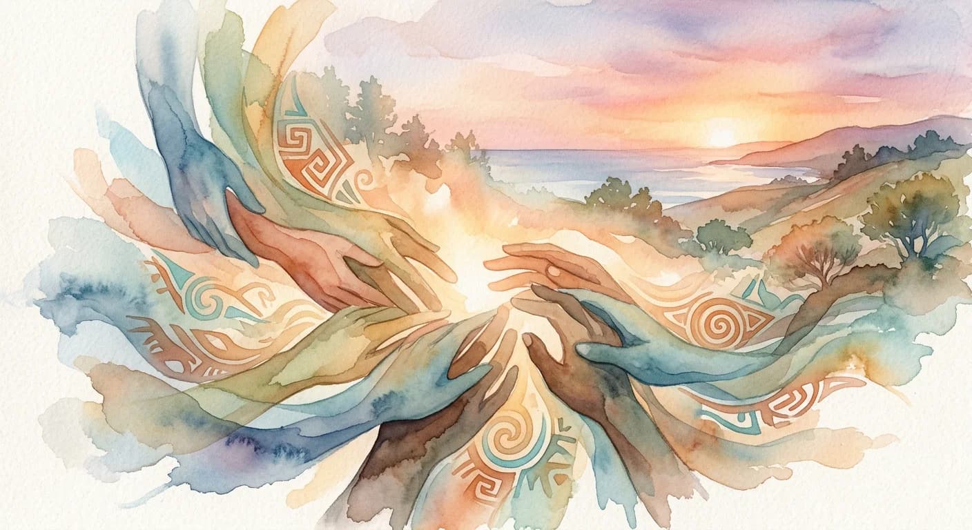 Artistic representation of Laulima