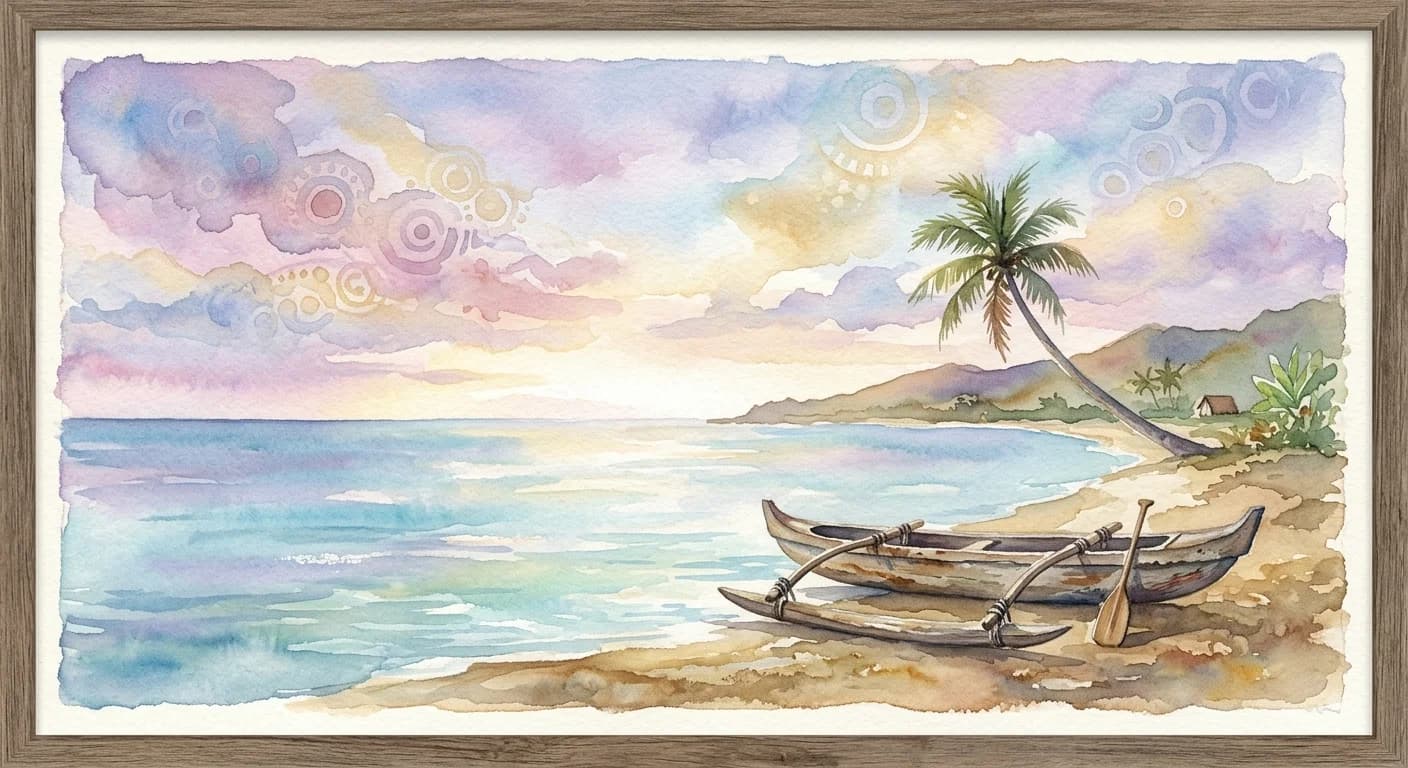 Artistic representation of Mālama 'āina