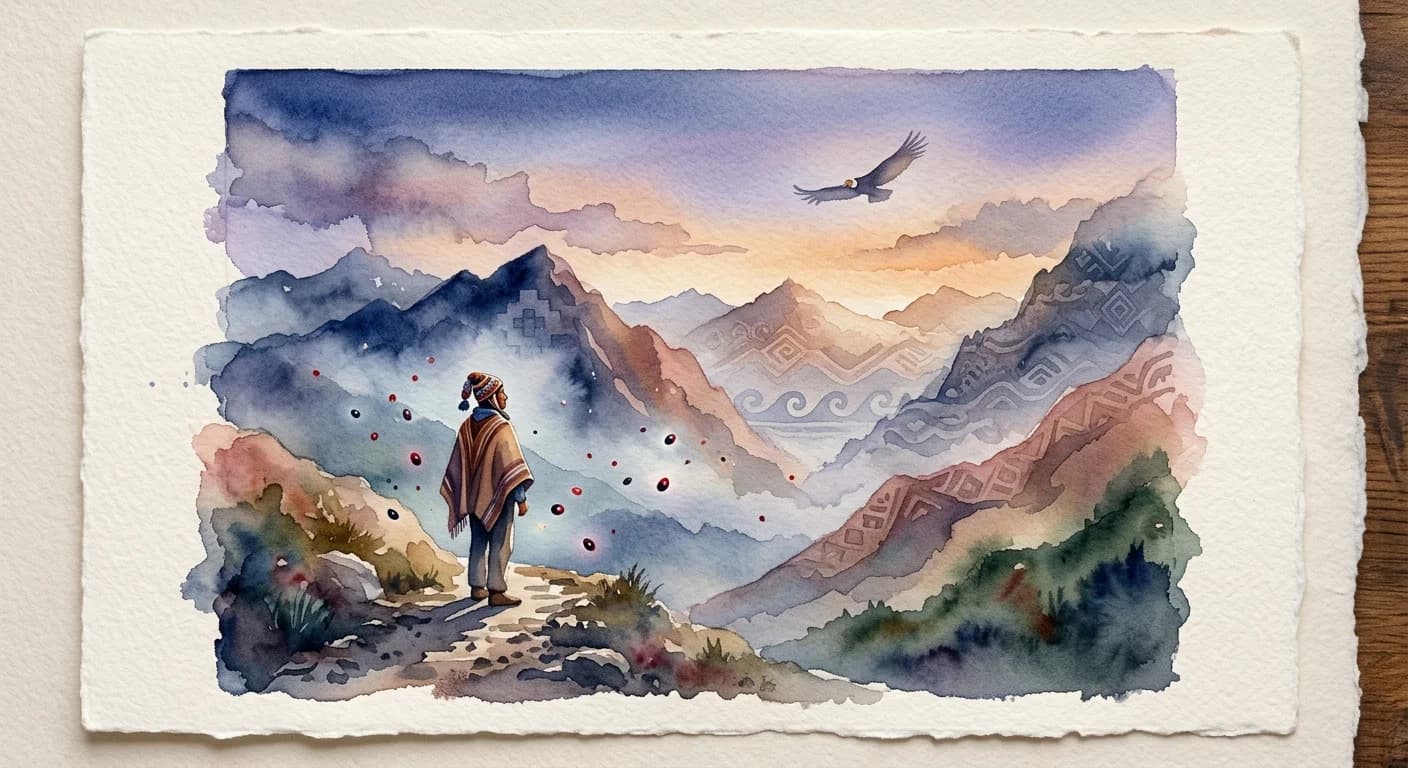 Artistic representation of Wayruru