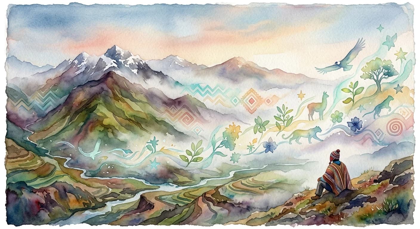 Artistic representation of Kawsay Sapa
