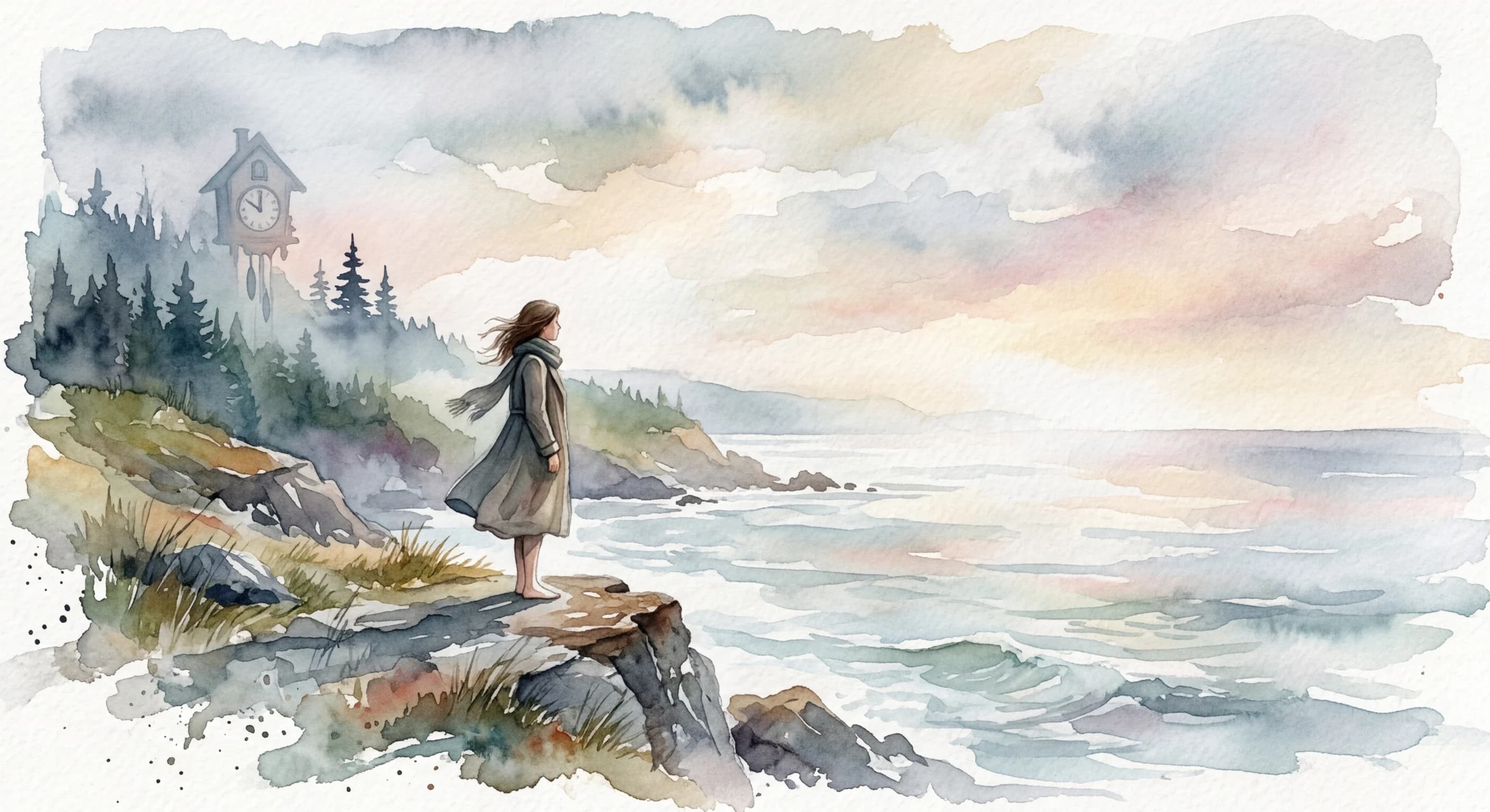 Artistic representation of Fernweh
