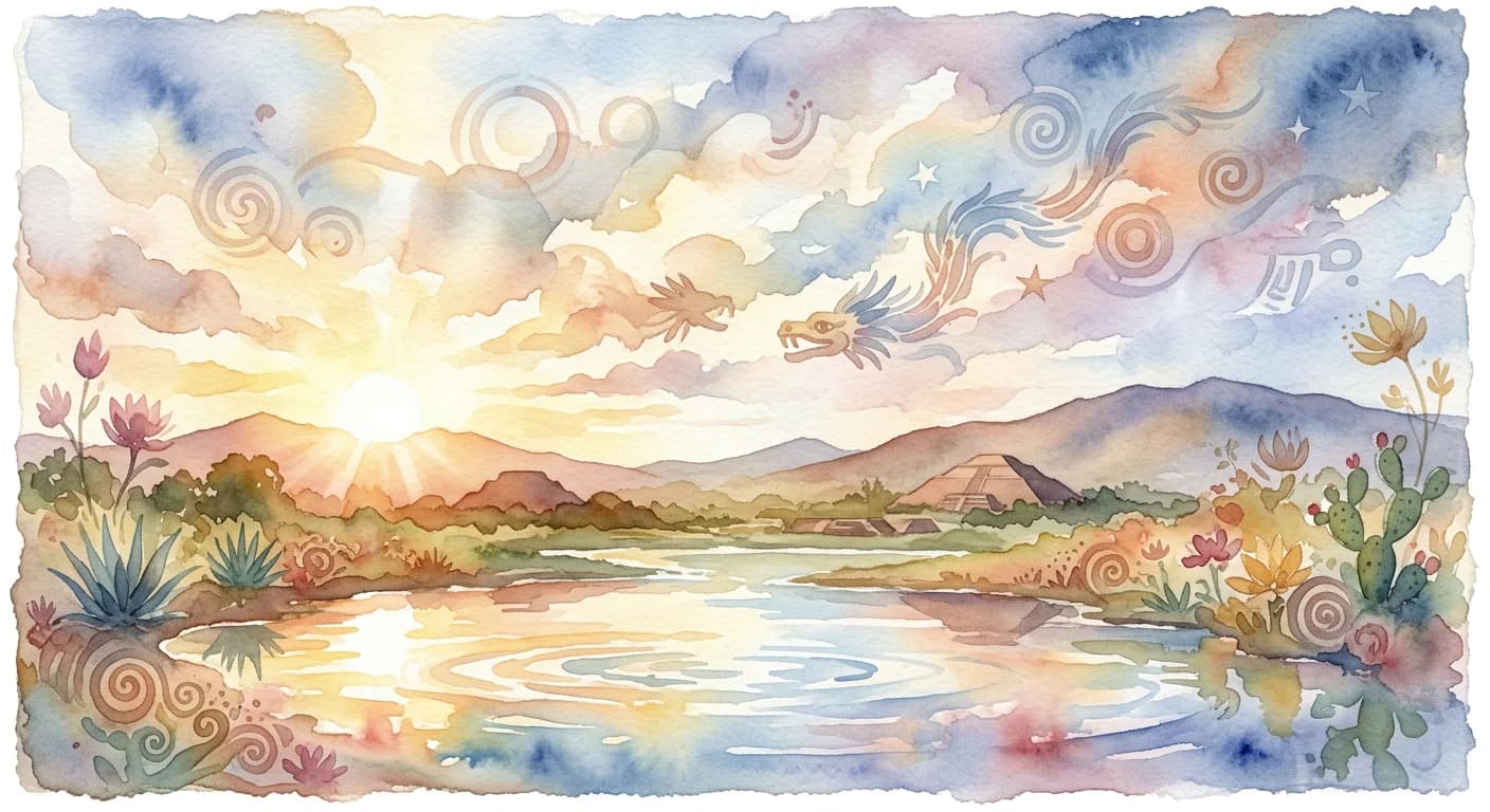 Artistic representation of teotl