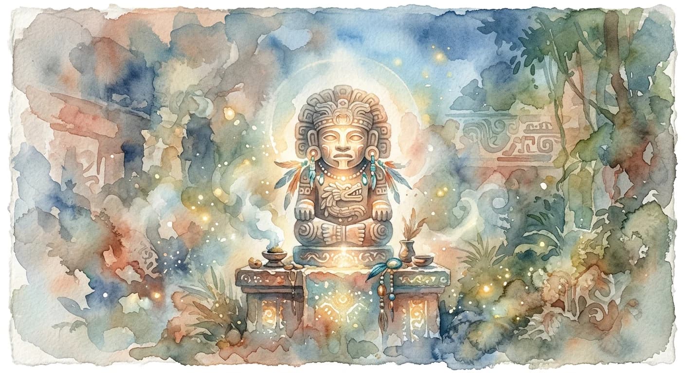 Artistic representation of ixiptla