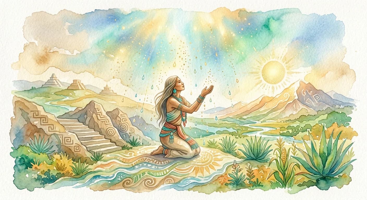 Artistic representation of tonacayotl