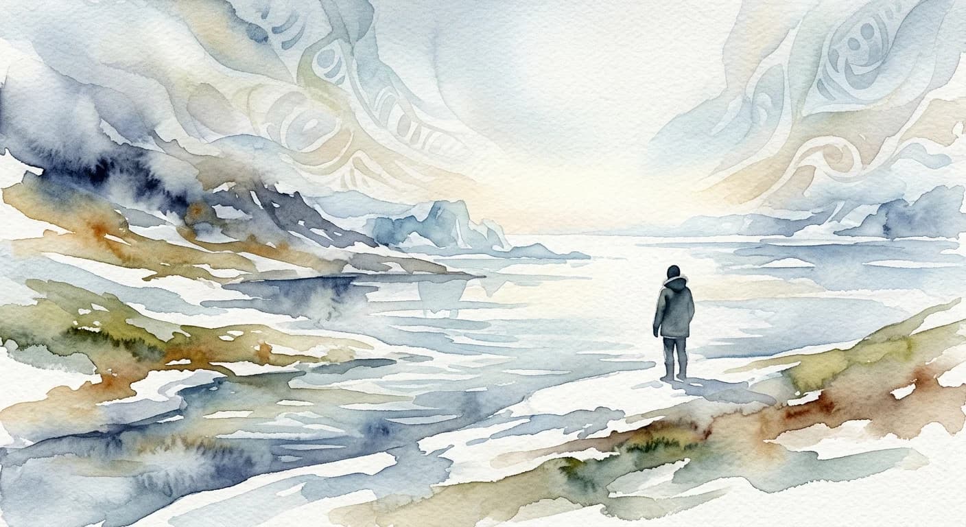 Artistic representation of Qallunaat