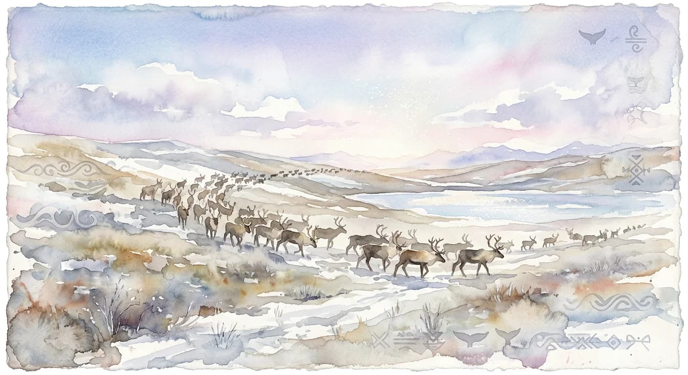 Artistic representation of Tuktusiuq