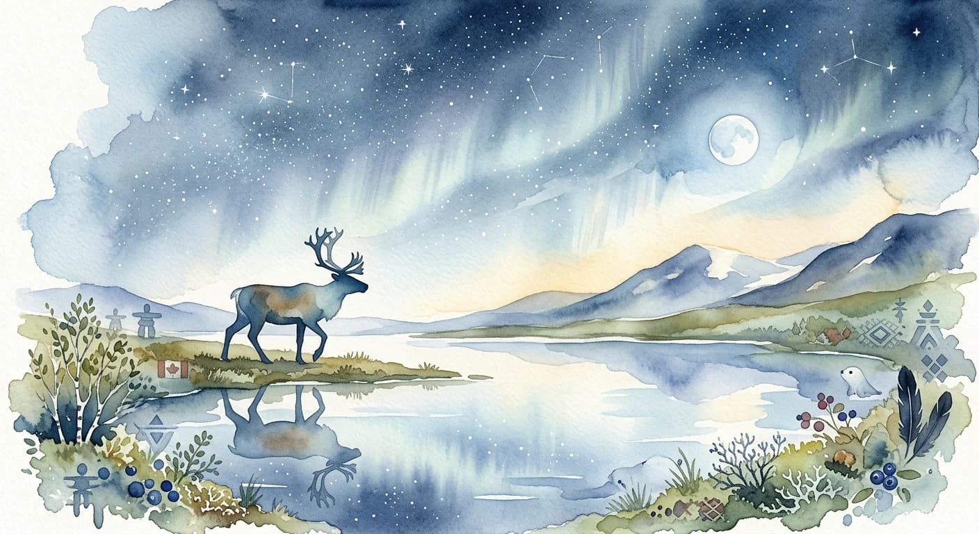 Artistic representation of Inuuqatigiittiarniq
