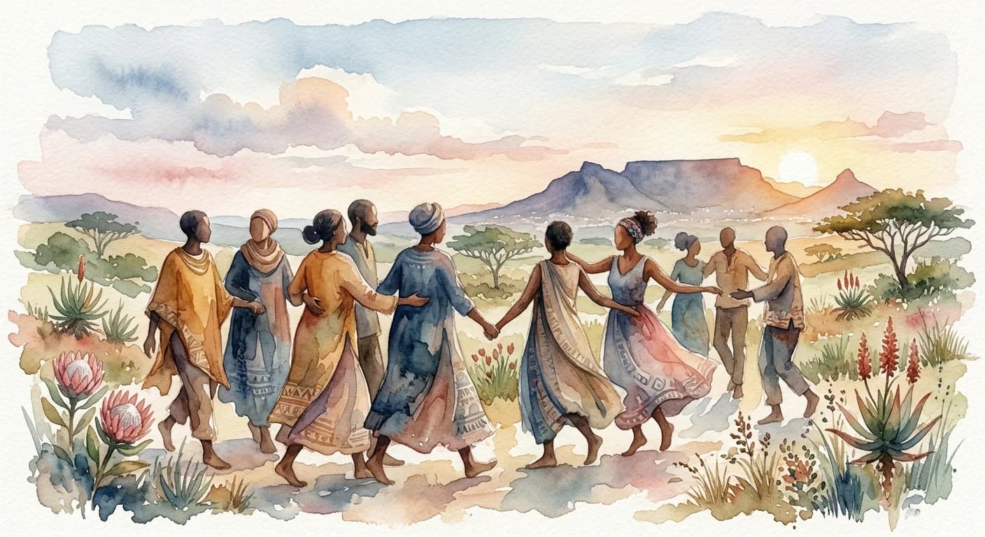 Artistic representation of Ubuntu